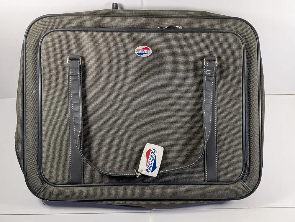 American Tourister Soft Sided Garment Bag Suit Carrier Hanging Travel Luggage...